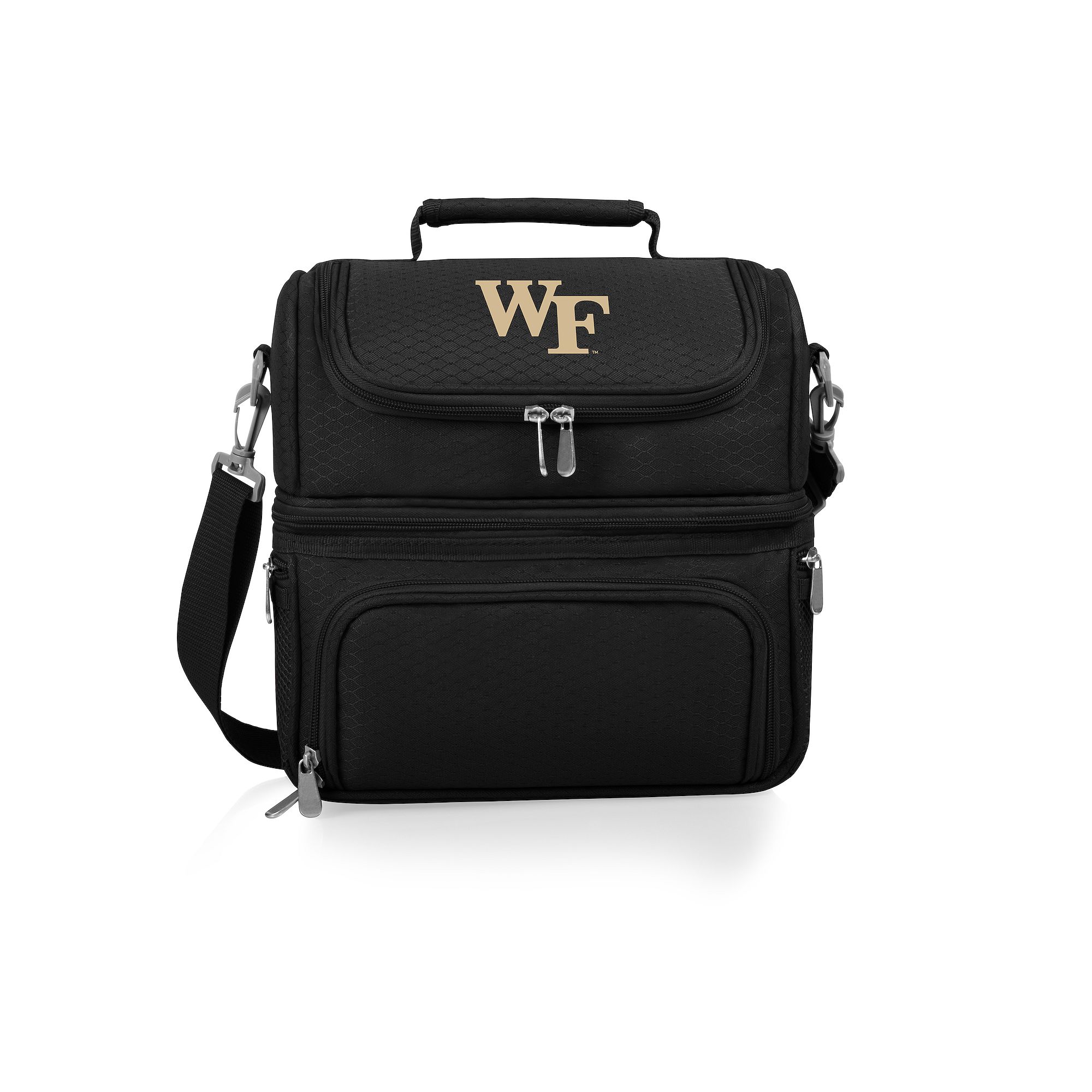 Picnic Time Wake Forest Demon Deacons Pranzo Lunch Cooler Bag, Wfu Black