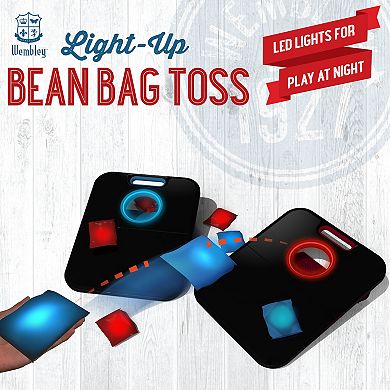 Wembley Light Up Bean Bag Toss Cornhole Game