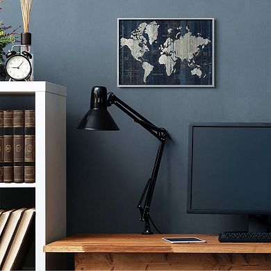 Stupell Home Decor Antique World Map Wall Art