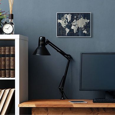 Stupell Home Decor Antique World Map Wall Art