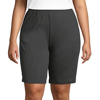 Plus Size Lands' End Sport Knit Pull-On Shorts