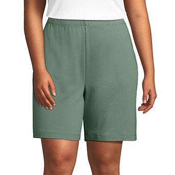 Plus Size Lands' End Sport Knit Pull-On Shorts