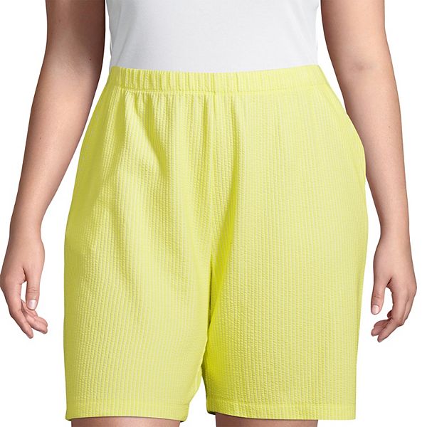 Plus Size Lands' End Sport Knit PullOn Shorts