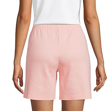 Petite Lands' End Sport Knit Pull-On Shorts