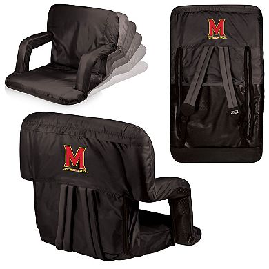 Picnic Time Maryland Terrapins Ventura Reclining Stadium Seat