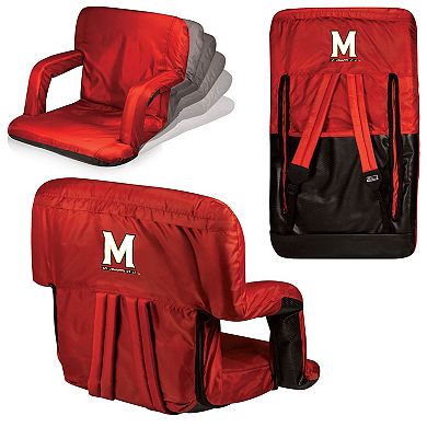 Picnic Time Maryland Terrapins Ventura Reclining Stadium Seat