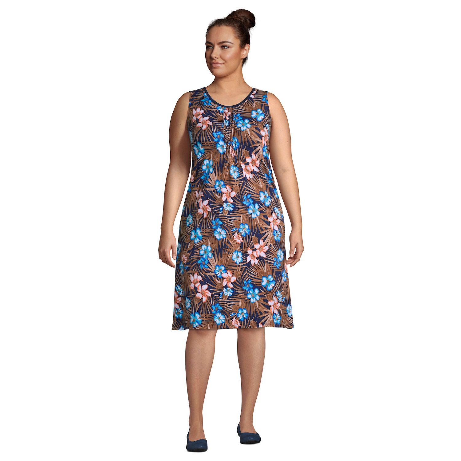 lands end pintuck dress