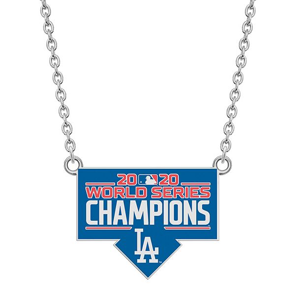 14kt Yellow Gold MLB Los Angeles Dodgers Pendant Necklace. 18