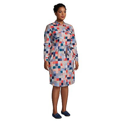 Plus size long sleeve shirt dress store