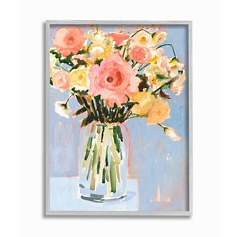 Stupell Home Decor Pastel Spring Flowers Wall Art
