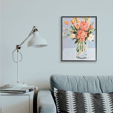 Stupell Home Decor Blushing Tulip & Rose Bouquet Wall Art