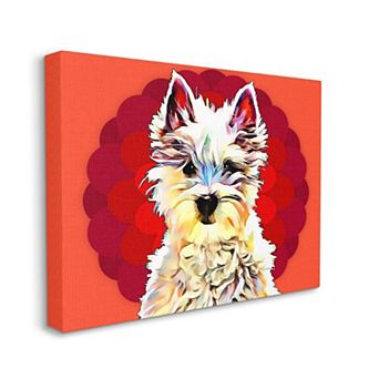 Stupell Home Decor Westie Dog Canvas Wall Art