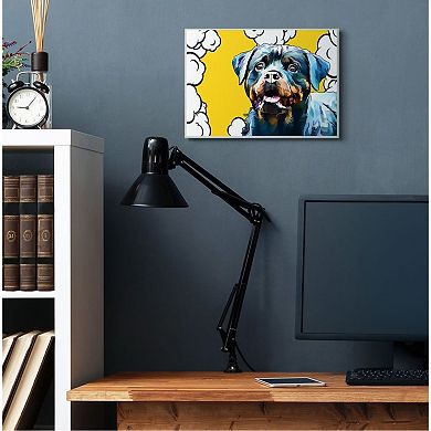 Stupell Home Decor Rottweiler Dog Plaque Wall Art