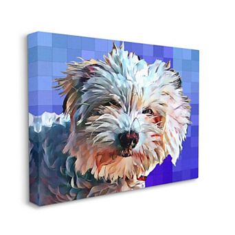 Stupell Home Decor Bichon Dog Canvas Wall Art