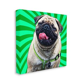 Stupell Home Decor Pug Portrait Canvas Wall Art