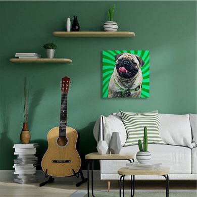 Stupell Home Decor Pug Portrait Canvas Wall Art