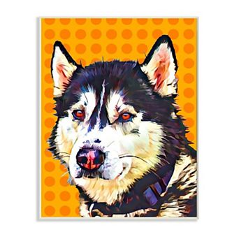 Stupell Home Decor Husky Dog Plaque Wall Art