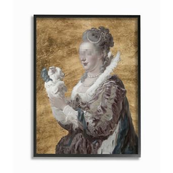 Stupell Home Decor Mystery Duchess Black Framed Wall Art