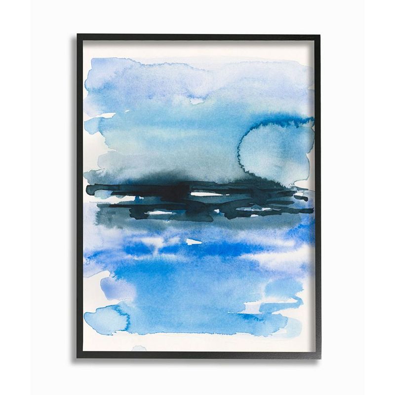 Stupell Home Decor Sea Scape Framed Wall Art, Blue