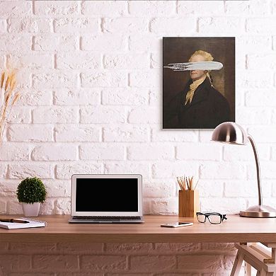 Stupell Home Decor Paint Hamilton Canvas Wall Art