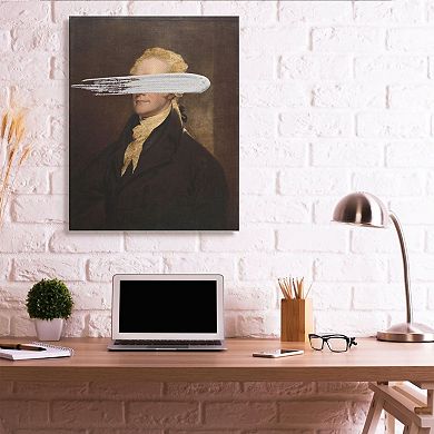 Stupell Home Decor Paint Hamilton Canvas Wall Art