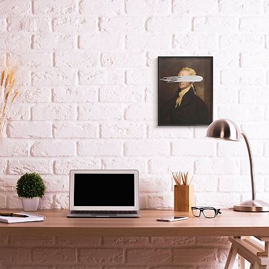 Stupell Home Decor Paint Hamilton Black Framed Wall Art