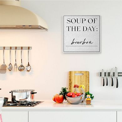 Stupell Home Decor Soup Of The Day Canvas Wall Art