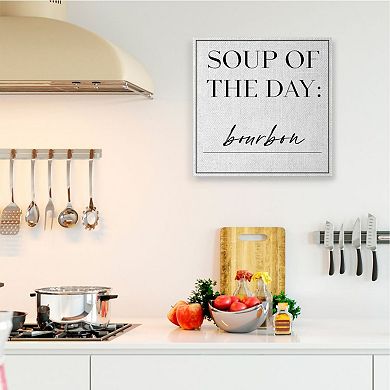 Stupell Home Decor Soup Of The Day Canvas Wall Art