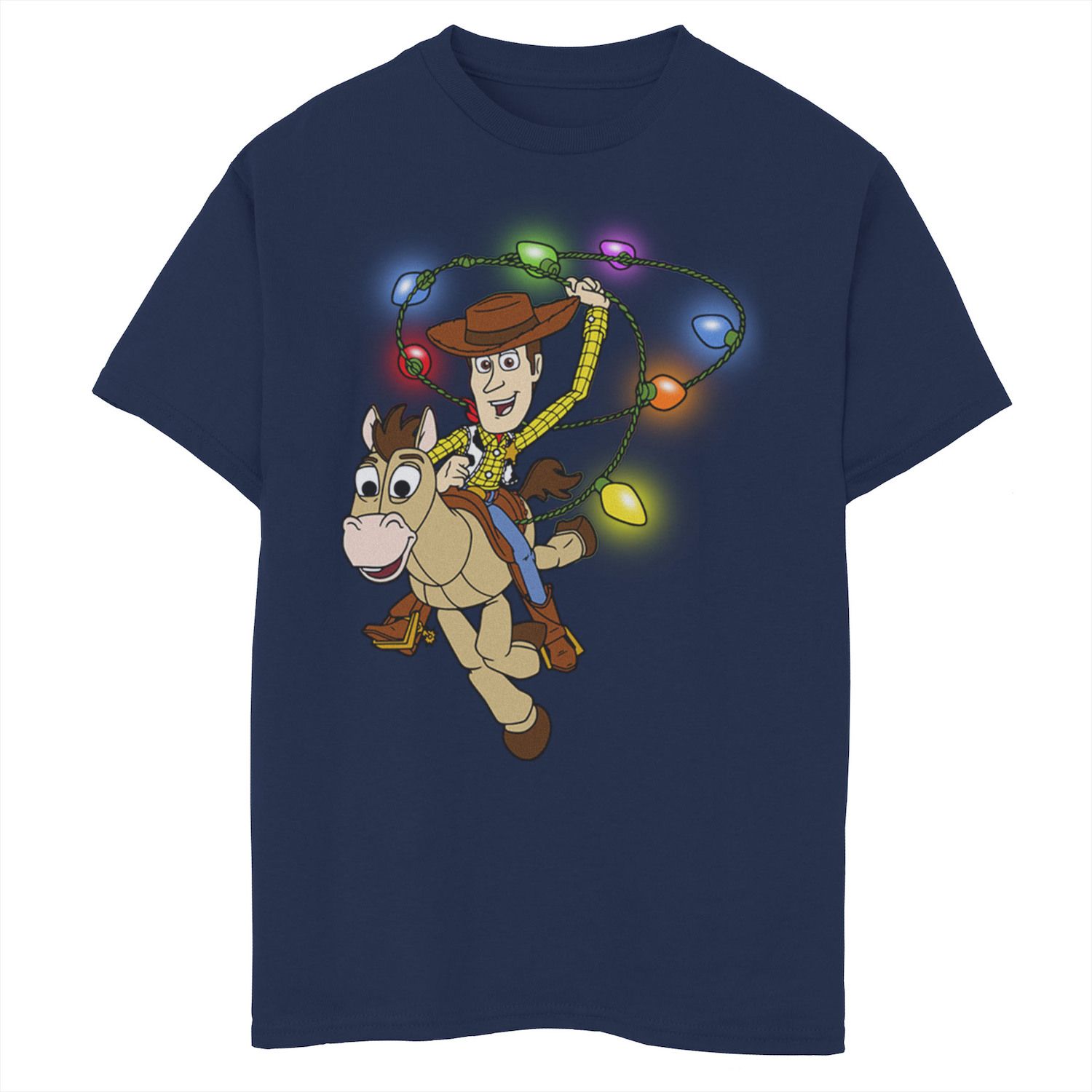 Image for Disney / Pixar 's Toy Story Boys 8-20 Woody Christmas Light Lasso Graphic Tee at Kohl's.