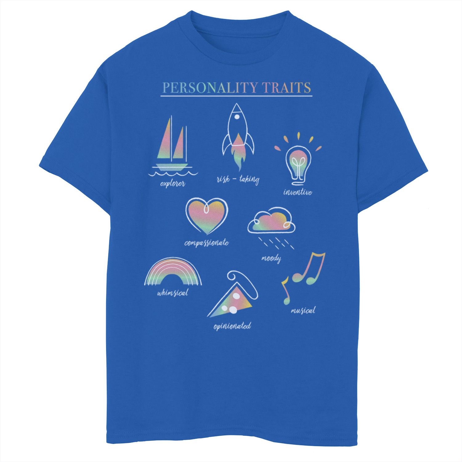 Image for Disney / Pixar 's Soul Boys 8-20 Personality Traits Graphic Tee at Kohl's.