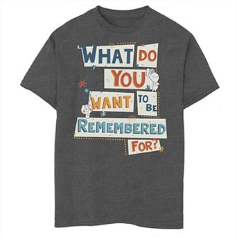 Disney / Pixar's Soul Boys 6-20 What Do You Want To Be Remembered For Graphic Tee