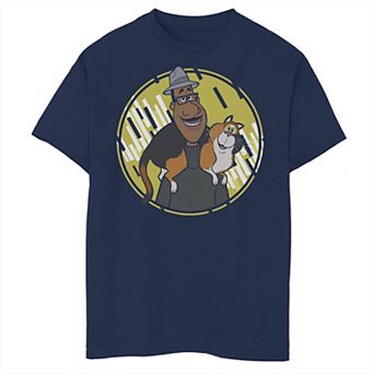 Disney / Pixar's Soul Boys 6-20 Joe & Mittens Portrait Graphic Tee