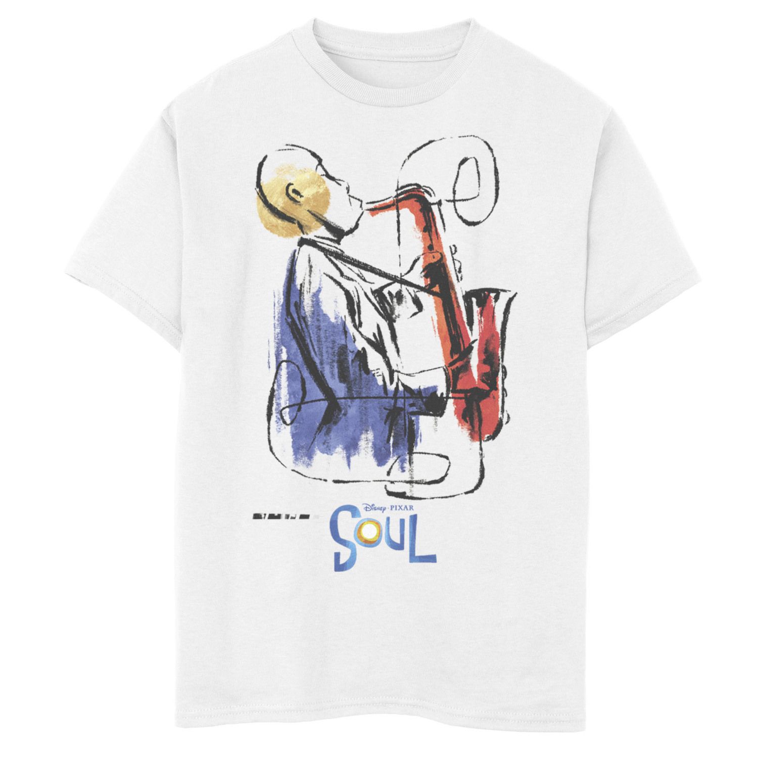 Image for Disney / Pixar 's Soul Boys 8-20 Saxophone Painting Graphic Tee at Kohl's.