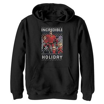 Disney / Pixar's Incredibles 2 Boys 8-20 Holiday Christmas Graphic Fleece Hoodie