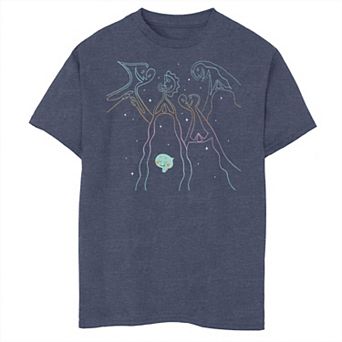 Disney / Pixar's Soul Boys 6-20 Counselors Line Art Graphic Tee