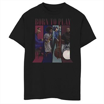 Disney / Pixar's Soul Boys 6-20 Born To Play Band Panels Graphic Tee