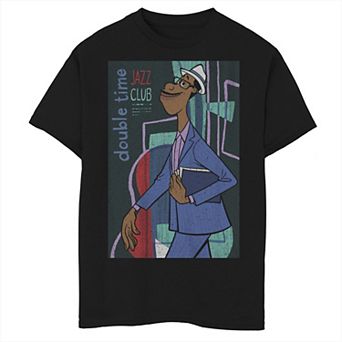 Disney / Pixar's Soul Boys 8-20 Joe Double Time Jazz Club Poster Graphic Tee