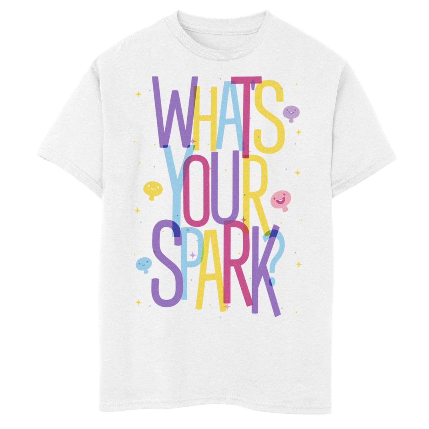 Image for Disney / Pixar 's Soul Boys 8-20 What's Your Spark Text Graphic Tee at Kohl's.