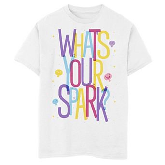 Disney / Pixar's Soul Boys 6-20 What's Your Spark Text Graphic Tee