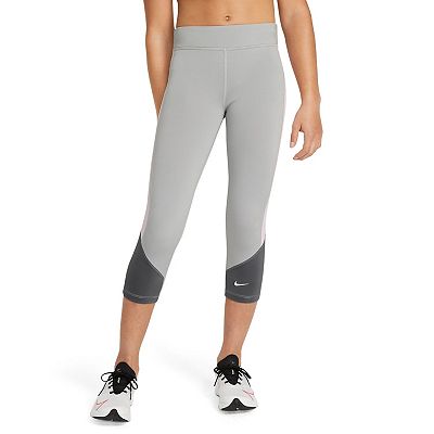 Girls 7 16 Nike Dri FIT One Capri Leggings