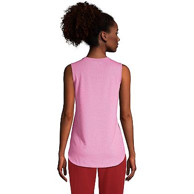 Petite Lands' End Power Performance Tunic Tank Top