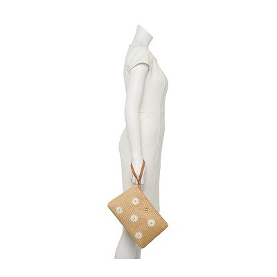 LC Lauren Conrad Tossed Daisies Wristlet
