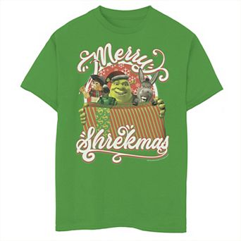 Boys 8-20 DreamWorks Shrek Merry Shrekmas Graphic Tee