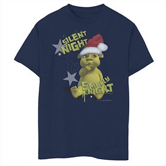 Boys 8-20 DreamWorks Shrek Silent Night Smelly Night Graphic Tee