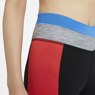 Plus Size Nike One Colorblock Ankle Leggings