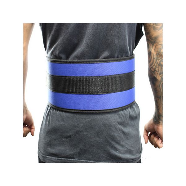 4" Black or Blue Nylon Weight Lifting Belt for Excersize Gym *Protect Back* 