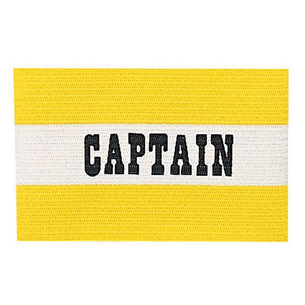 Youth Captain Arm Band, Yellow & White