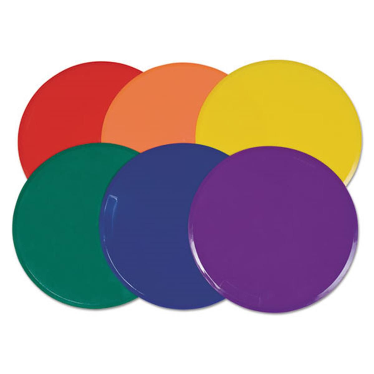 Image for HappyHealth Happyhealth Extra Large Poly Marker Set 12'' Diameter Assorted Colors 6 Spots/Set at Kohl's.