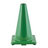 12 in. Hi Visibility Flexible Vinyl Cone - Green
