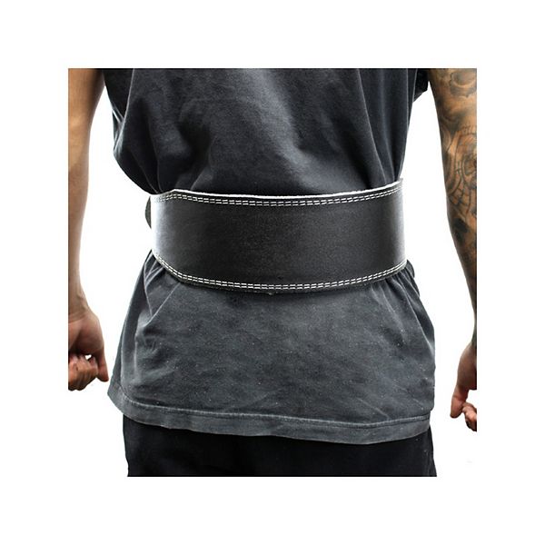 6 in. Last Punch Leather New Split Weight Lifting Body Building Belt